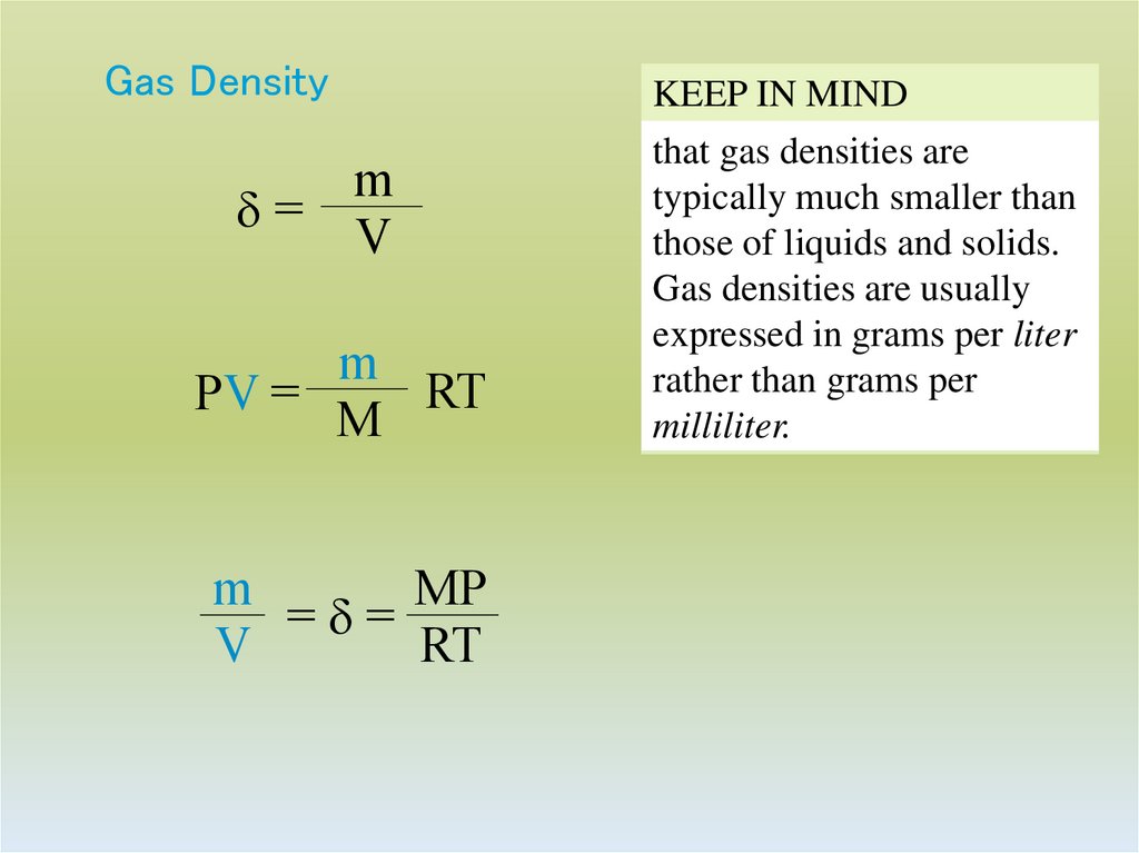 Gas Density
