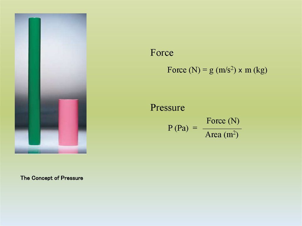 The Concept of Pressure
