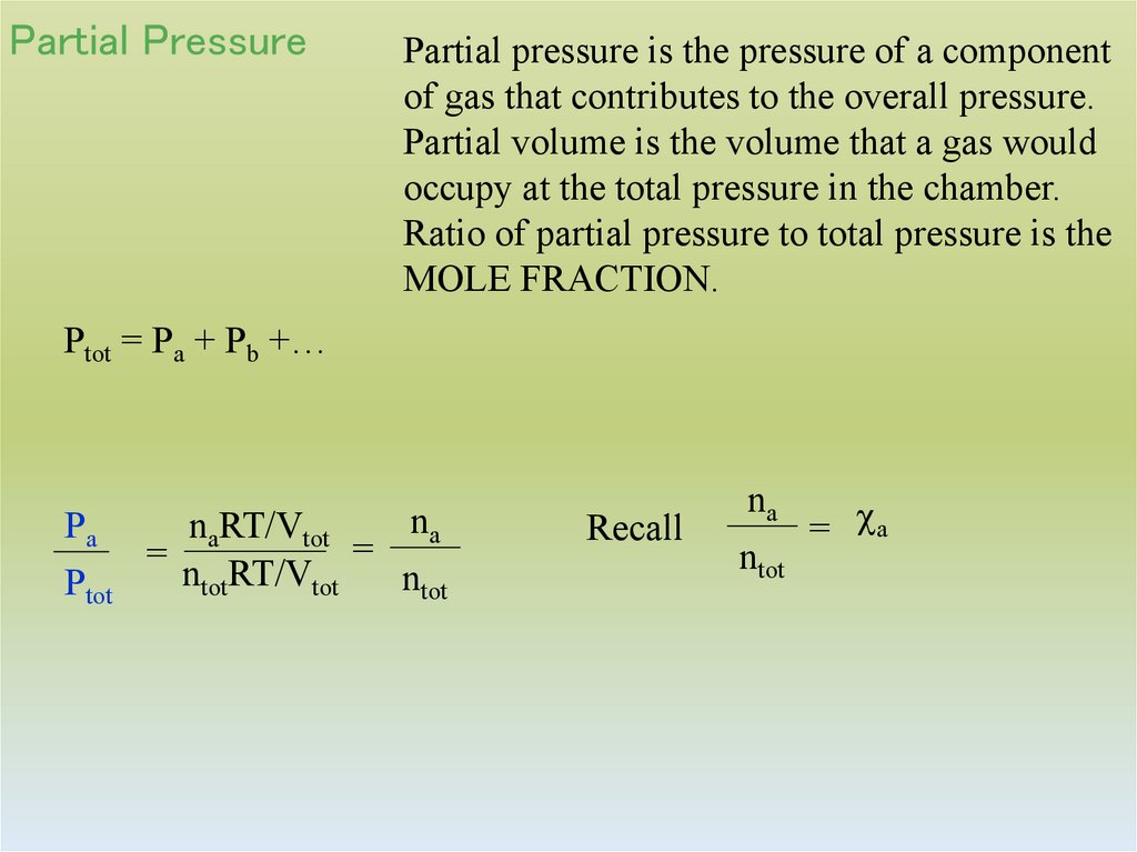 Partial Pressure