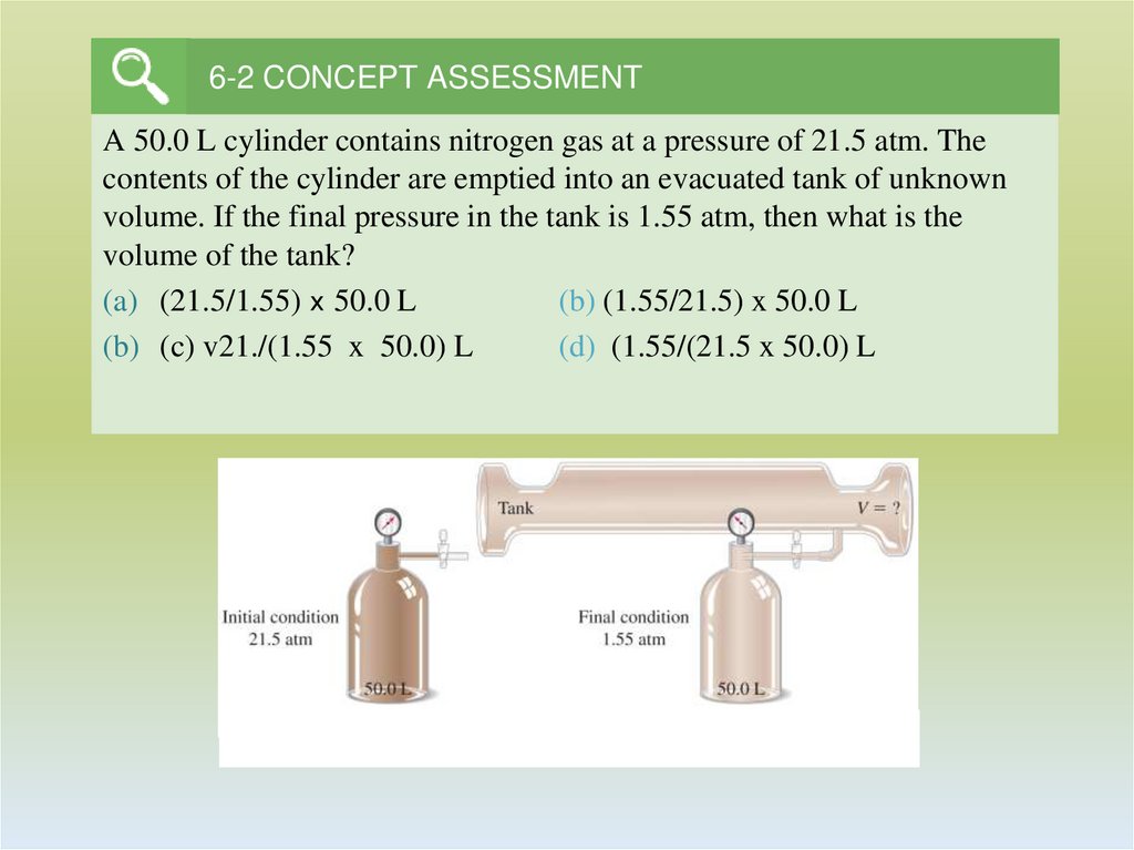 6-2 CONCEPT ASSESSMENT