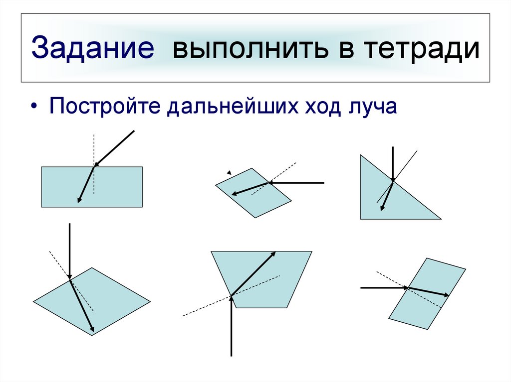 Задание выполнить в тетради