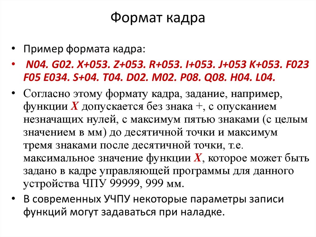 Формат кадра