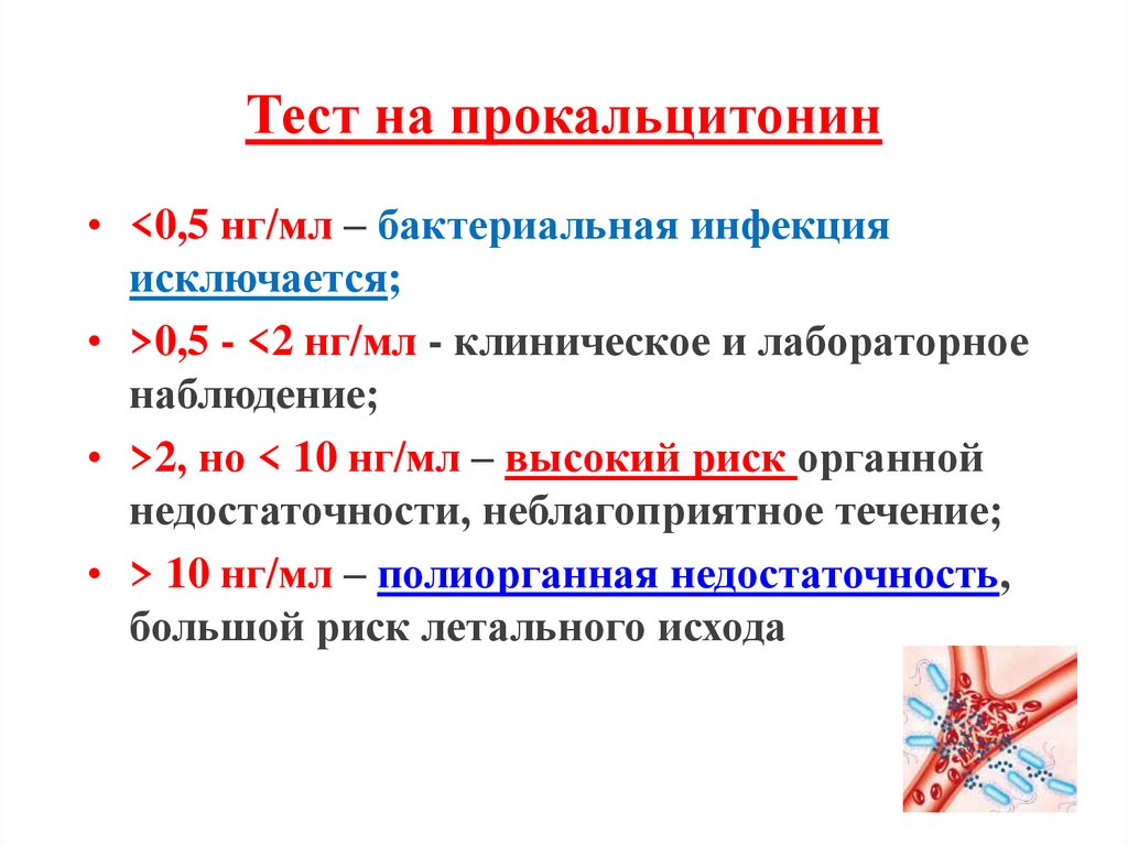 Тест на прокальцитонин