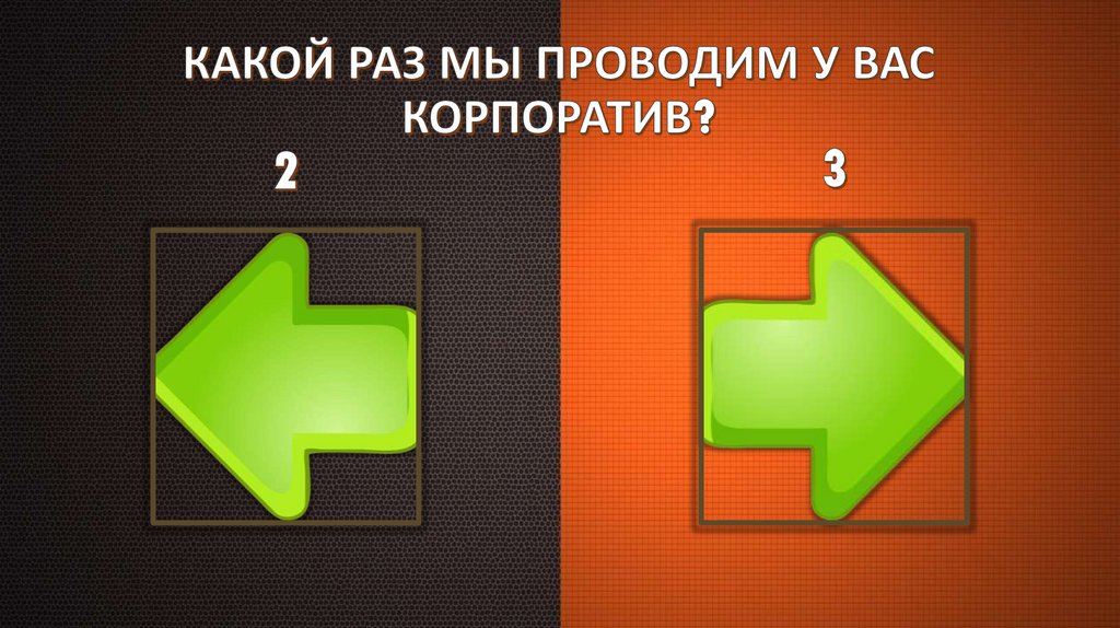 КАКОЙ РАЗ МЫ ПРОВОДИМ У ВАС КОРПОРАТИВ?