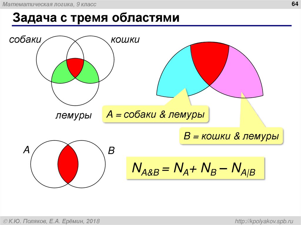 Задача с тремя областями