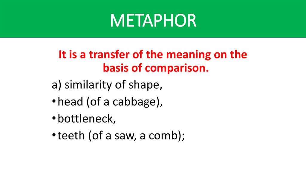METAPHOR
