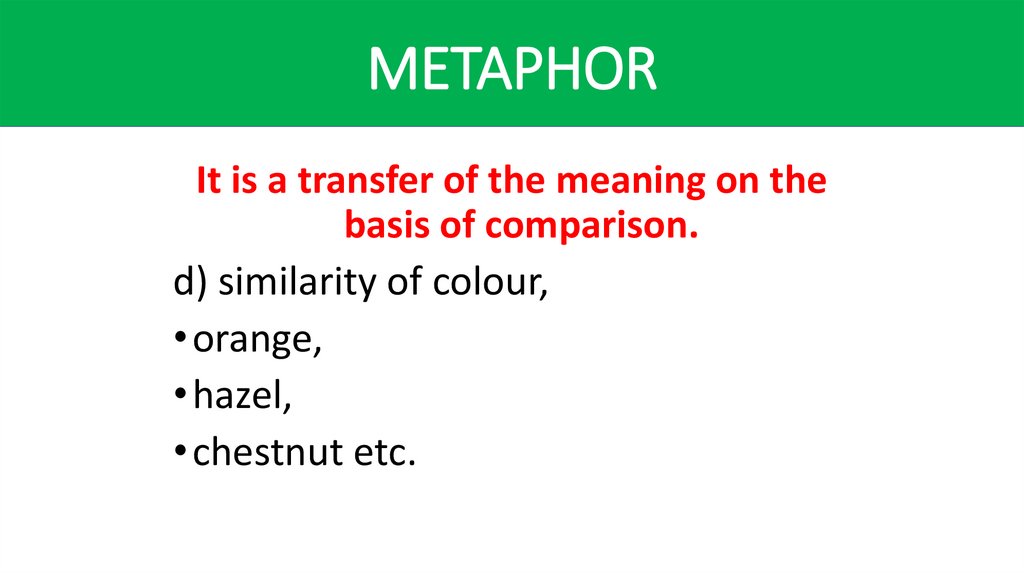METAPHOR