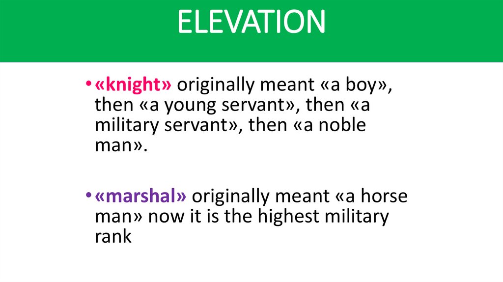 ELEVATION
