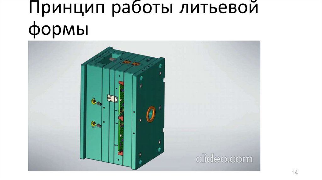 Принцип работы литьевой формы