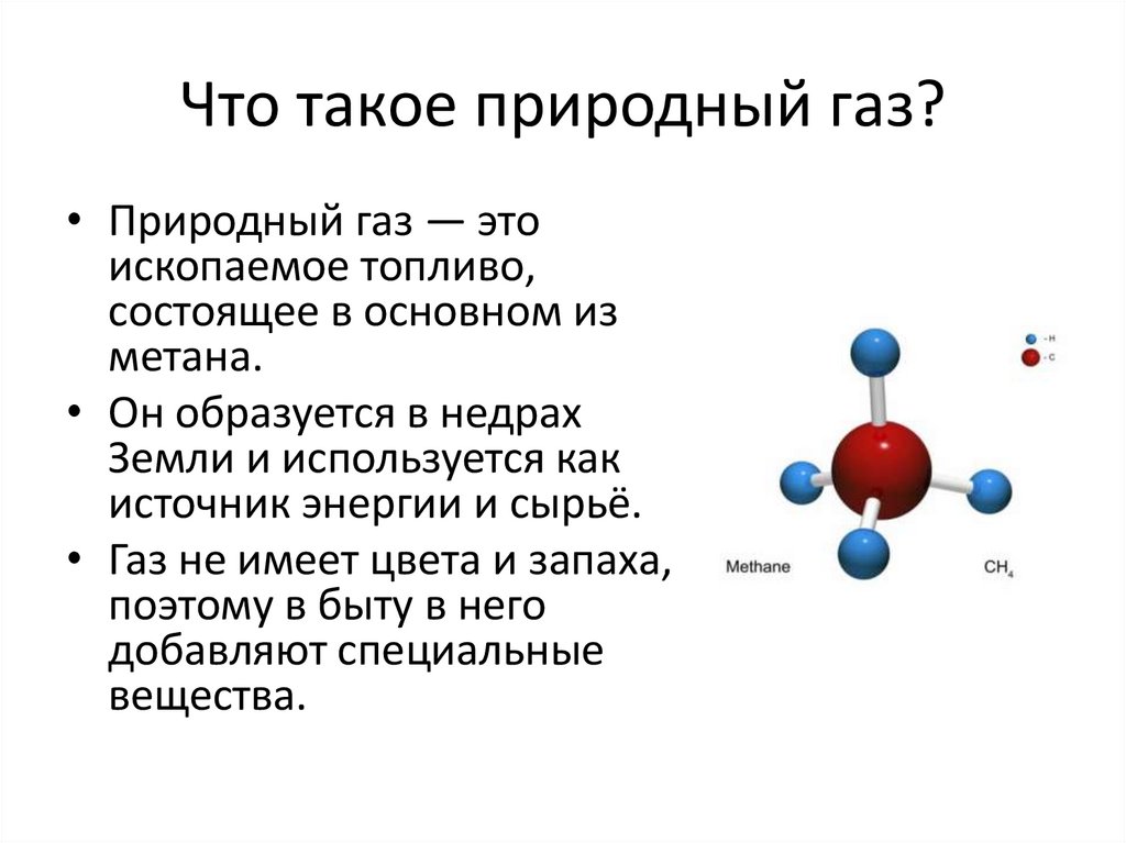 Что такое природный газ?