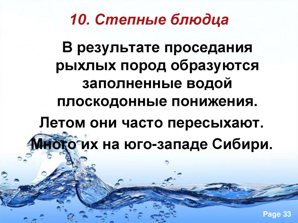 10. Степные блюдца