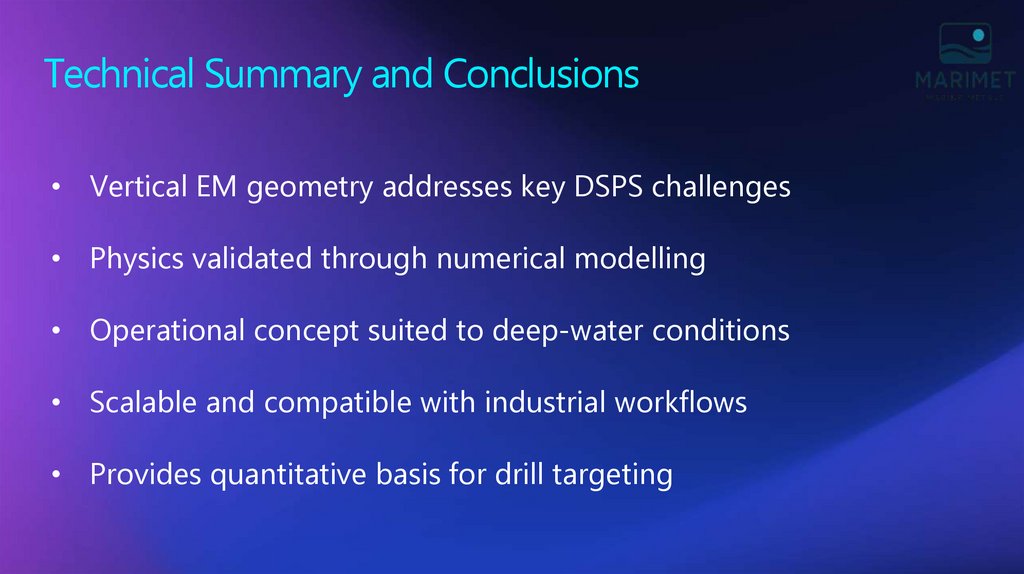 Technical Summary and Conclusions