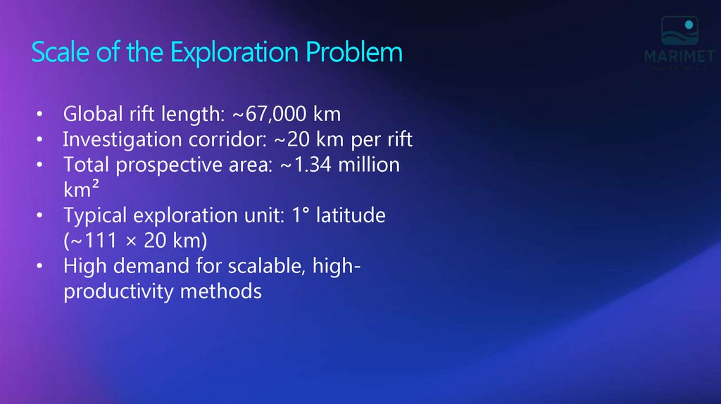 Scale of the Exploration Problem