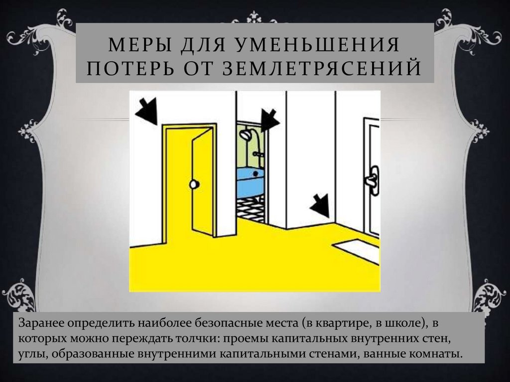 Меры для уменьшения потерь от землетрясений