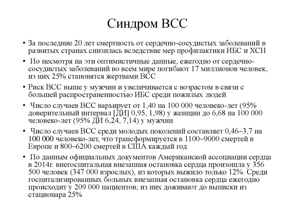 Синдром ВСС