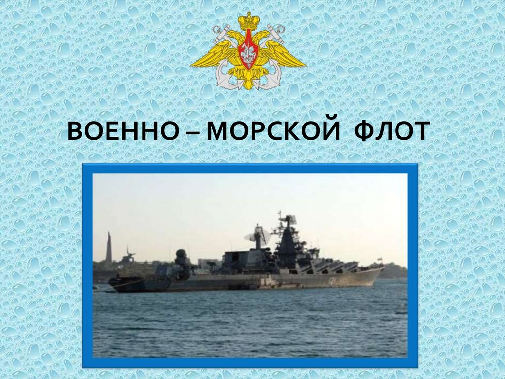ВОЕННО – МОРСКОЙ ФЛОТ