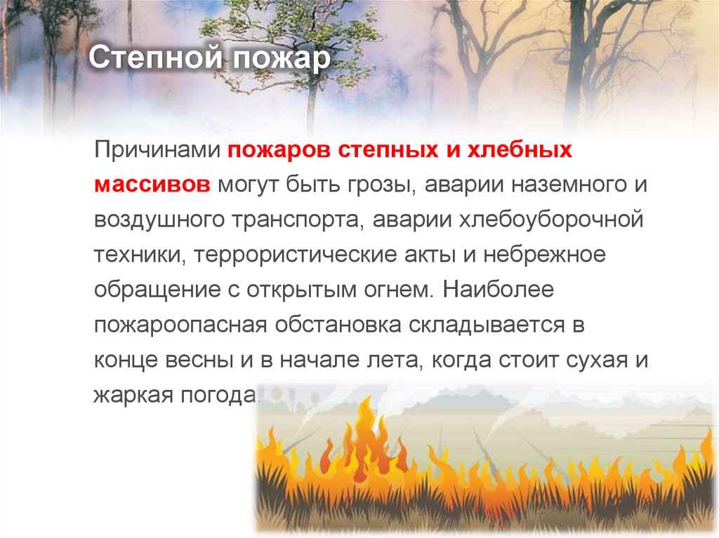 Степной пожар