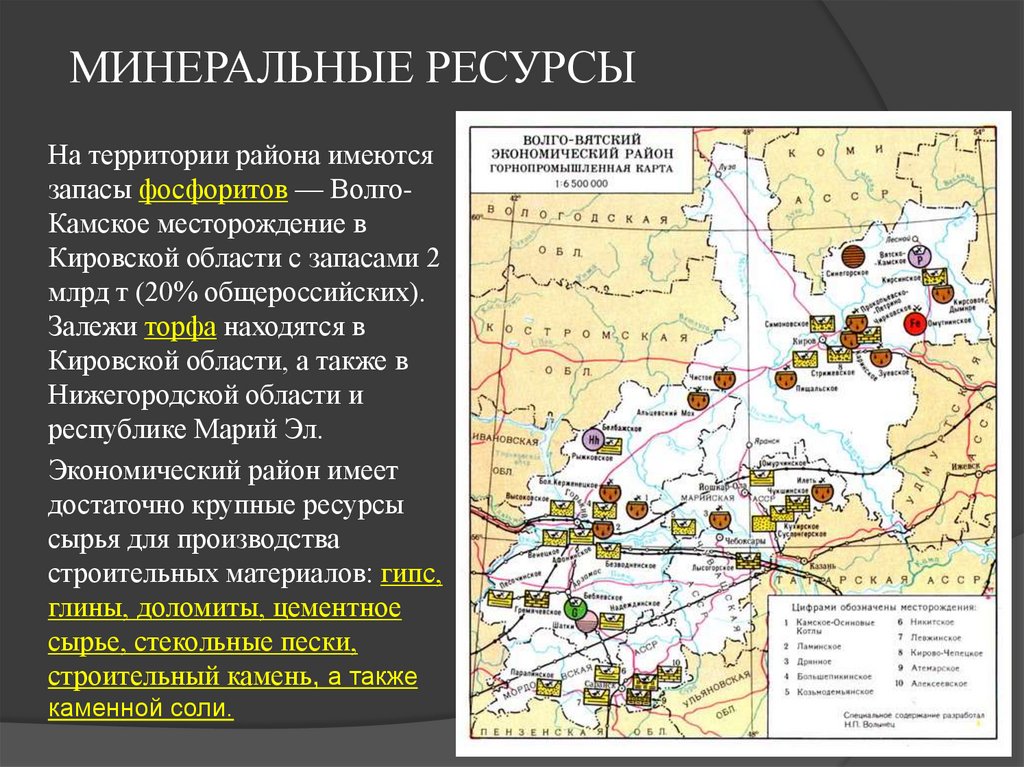 МИНЕРАЛЬНЫЕ РЕСУРСЫ