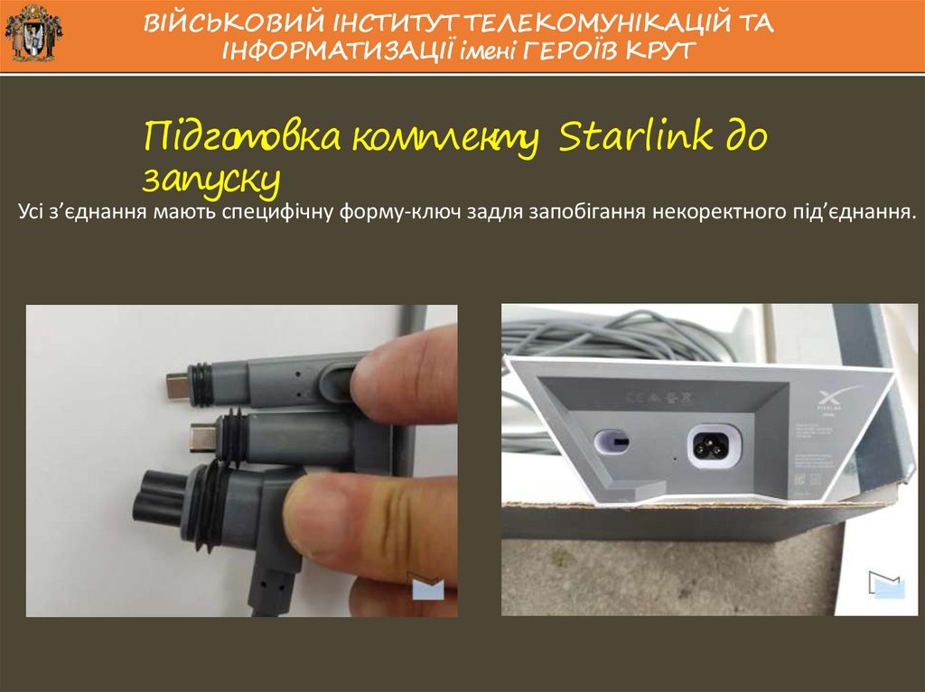 Підготовка комплекту Starlink до запуску