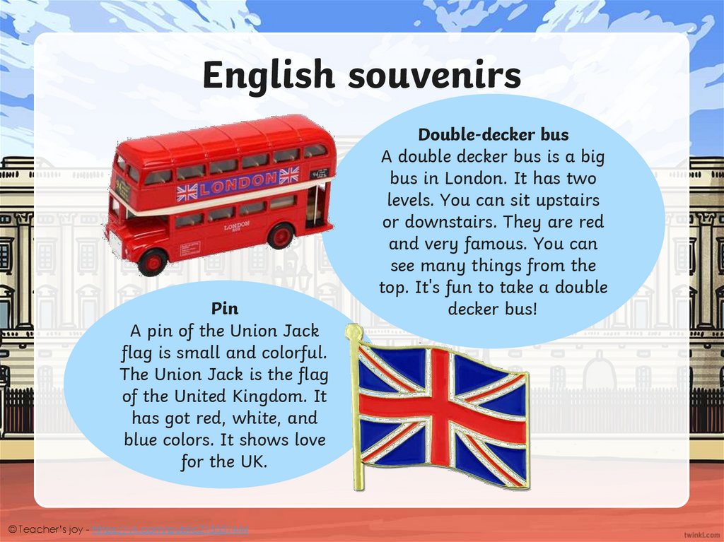 English souvenirs