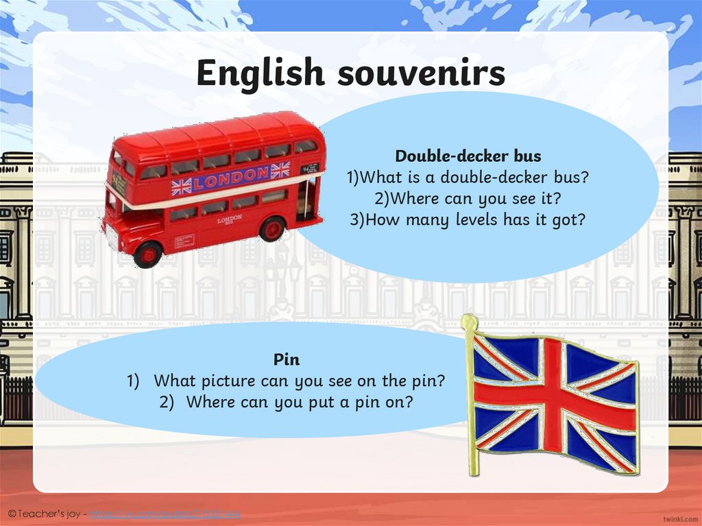 English souvenirs