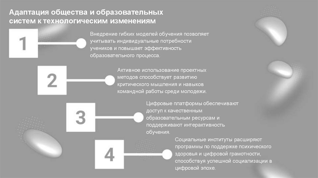 Адаптация общества и образовательных систем к технологическим изменениям