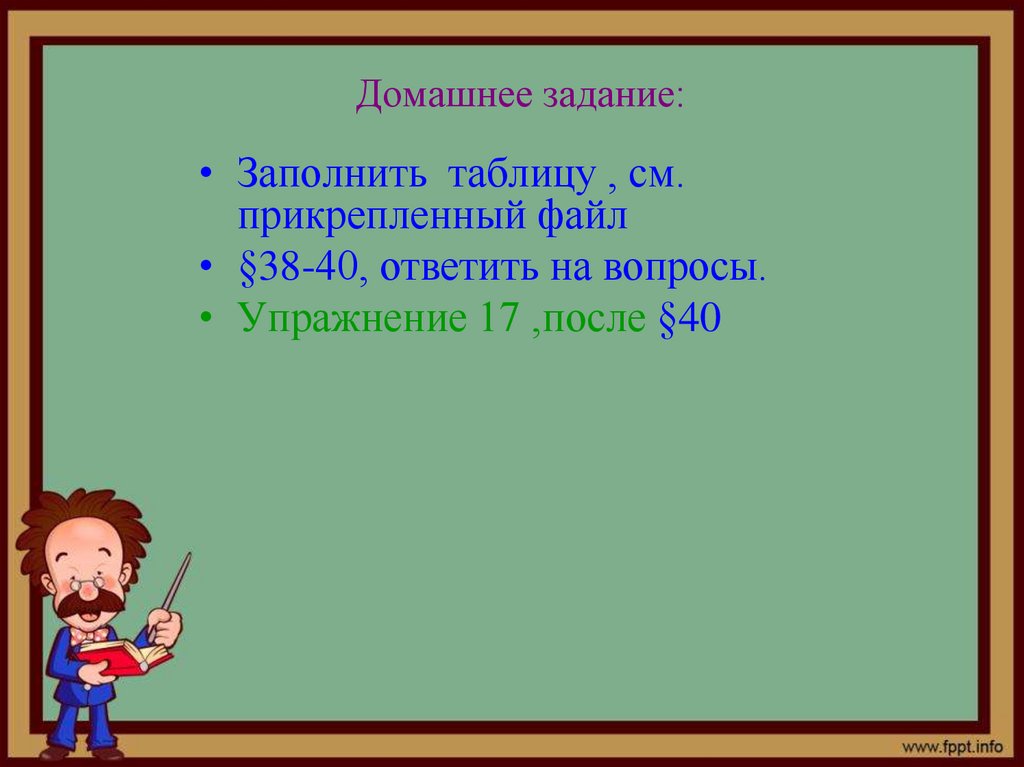 Домашнее задание: