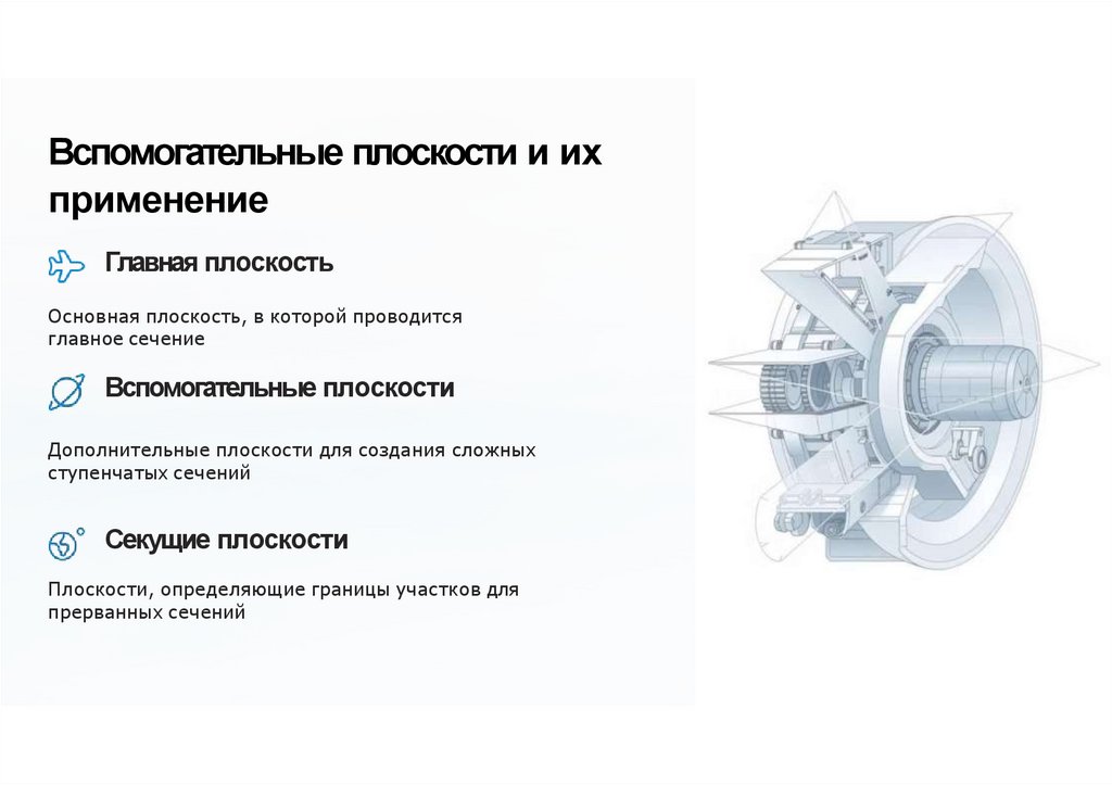 Вспомогательные плоскости и их применение