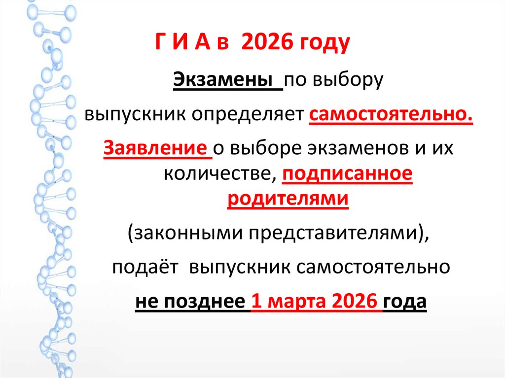 Г И А в 2026 году