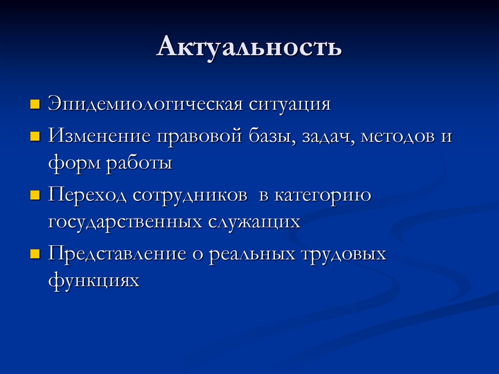 Актуальность