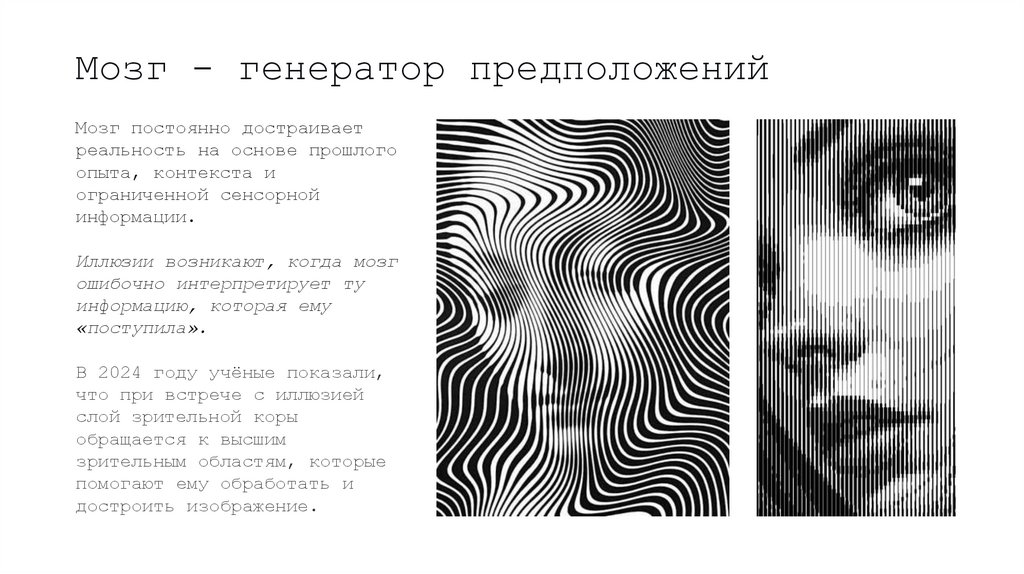 Мозг - генератор предположений