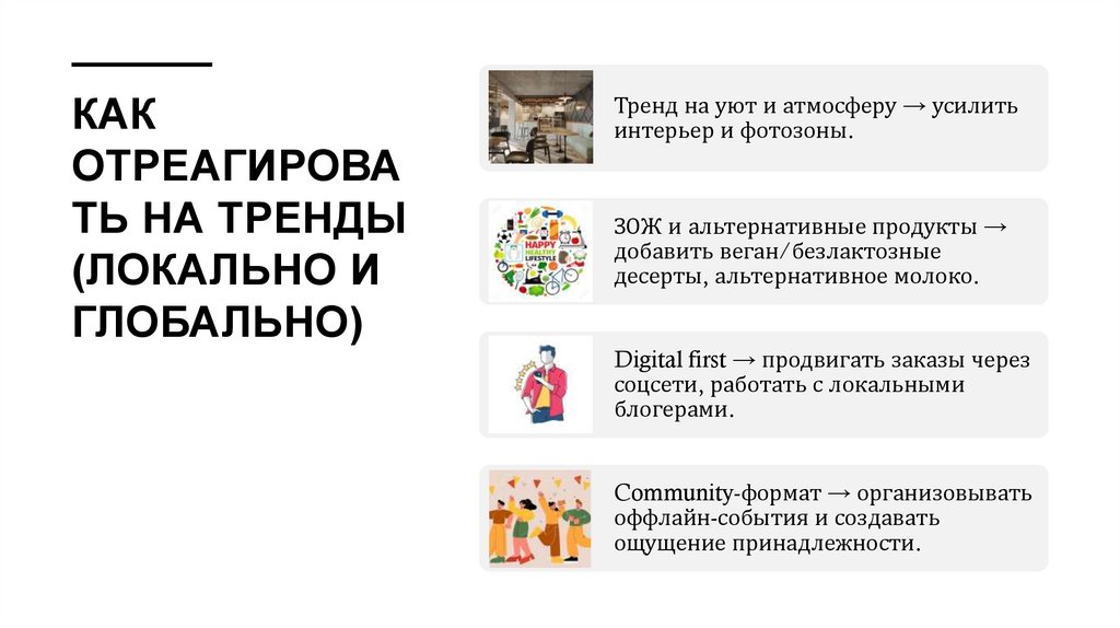 Как отреагировать на тренды (локально и глобально)