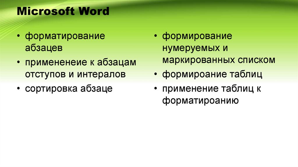 Microsoft Word