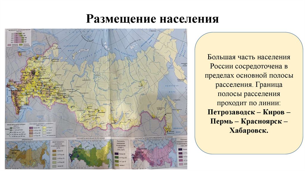 Размещение населения