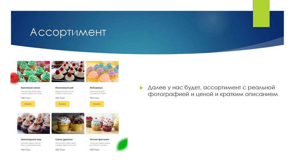 Ассортимент