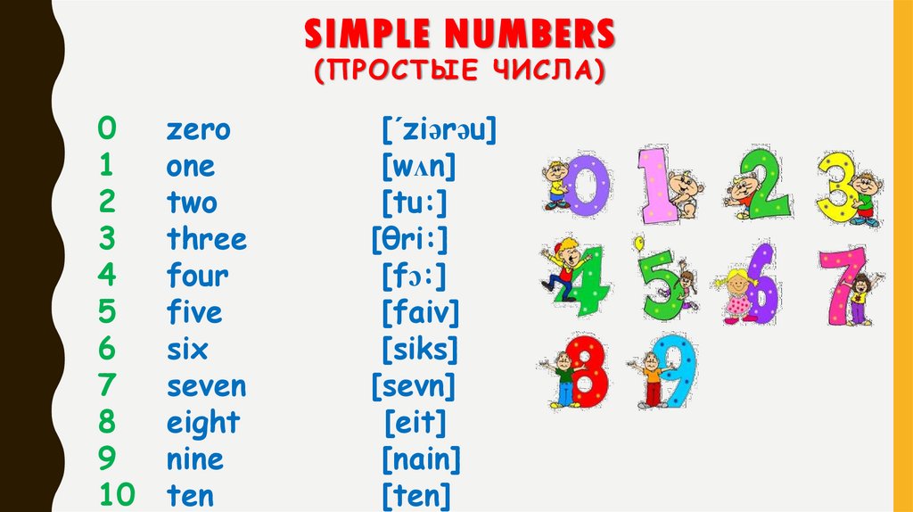 Simple numbers(простые числа)