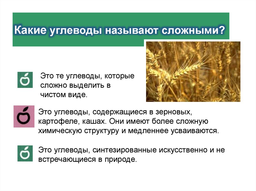 Какие углеводы называют сложными?