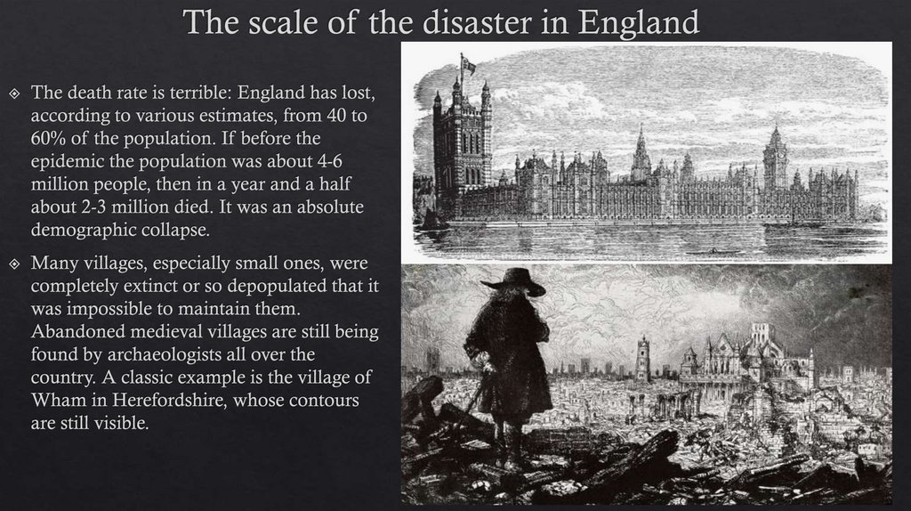 The scale of the disaster in England