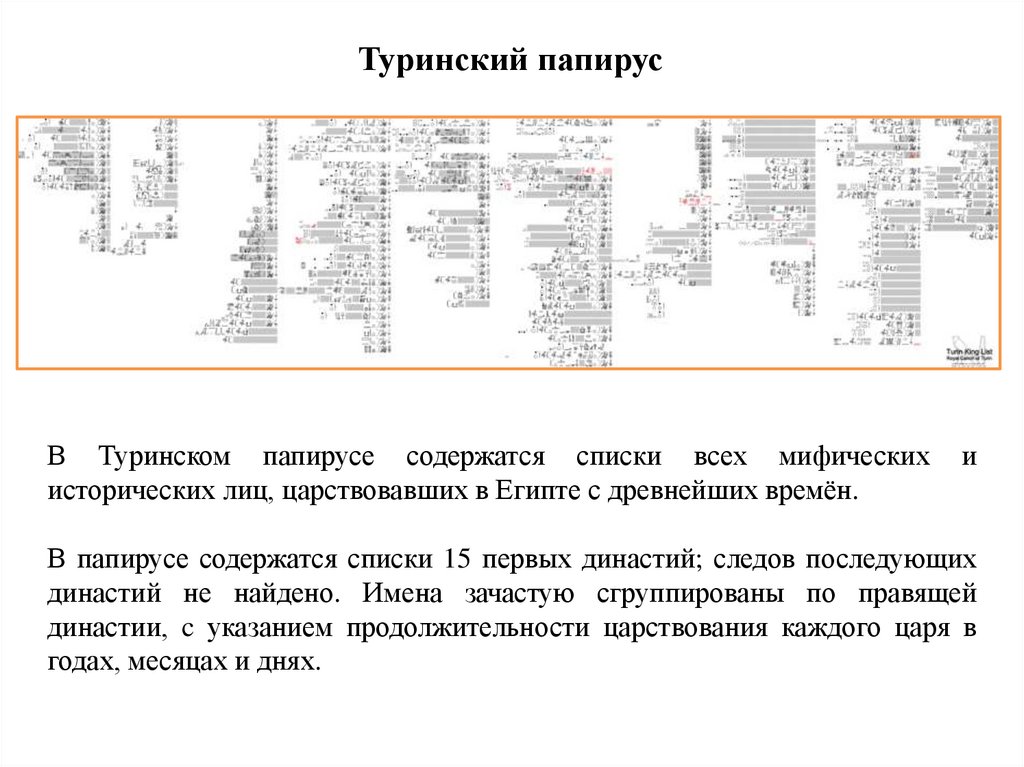Туринский папирус