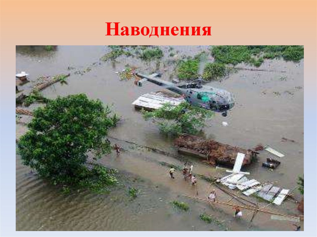 Наводнения подъем уровня воды в водоемах