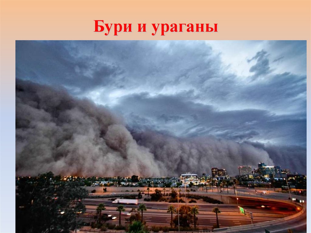 Бури и ураганы