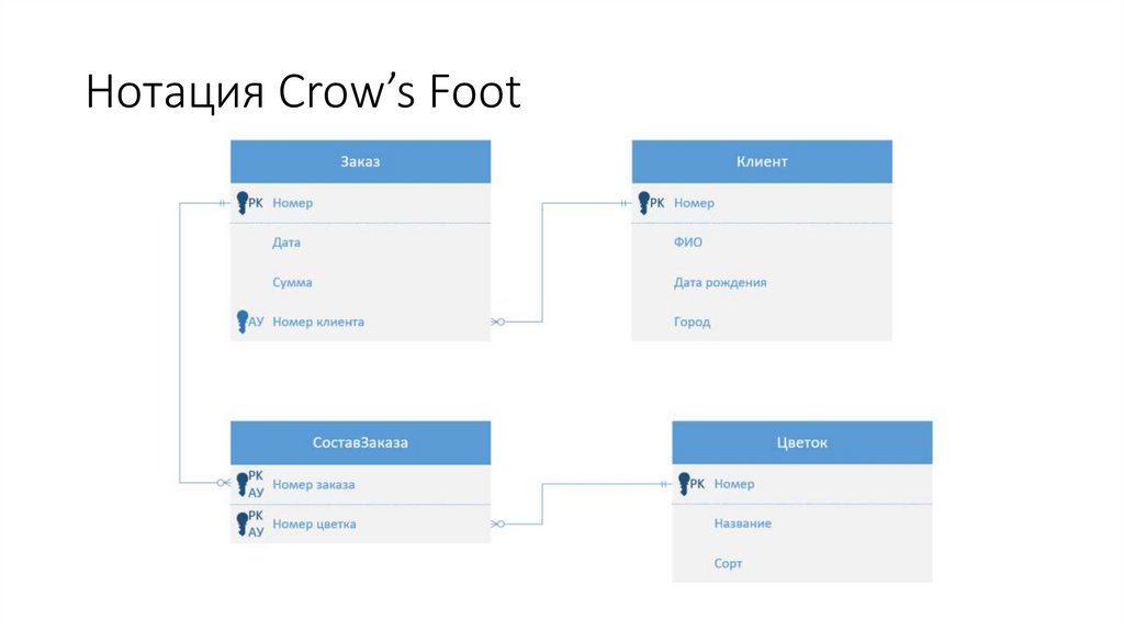 Нотация Crow’s Foot