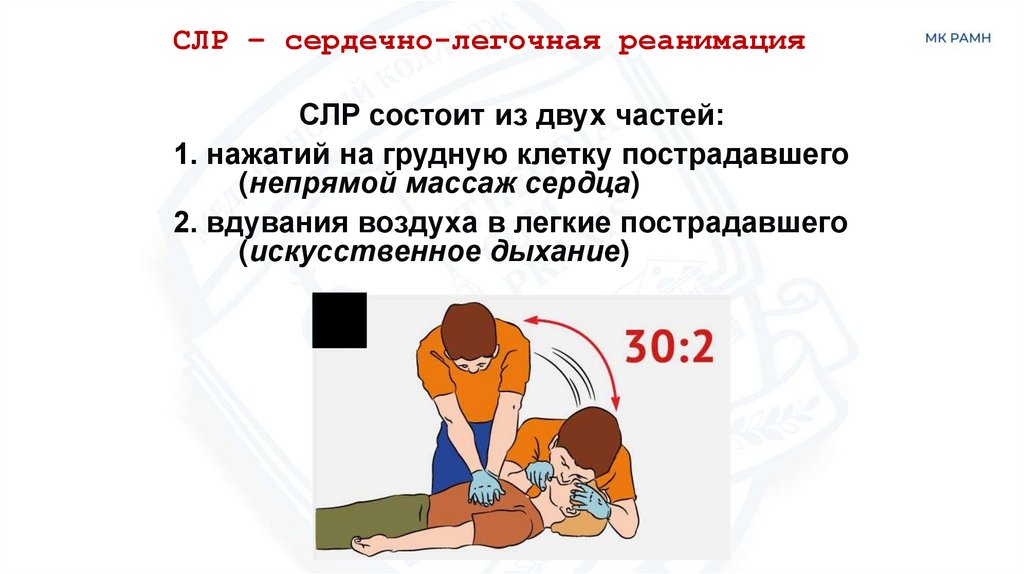 СЛР – сердечно-легочная реанимация