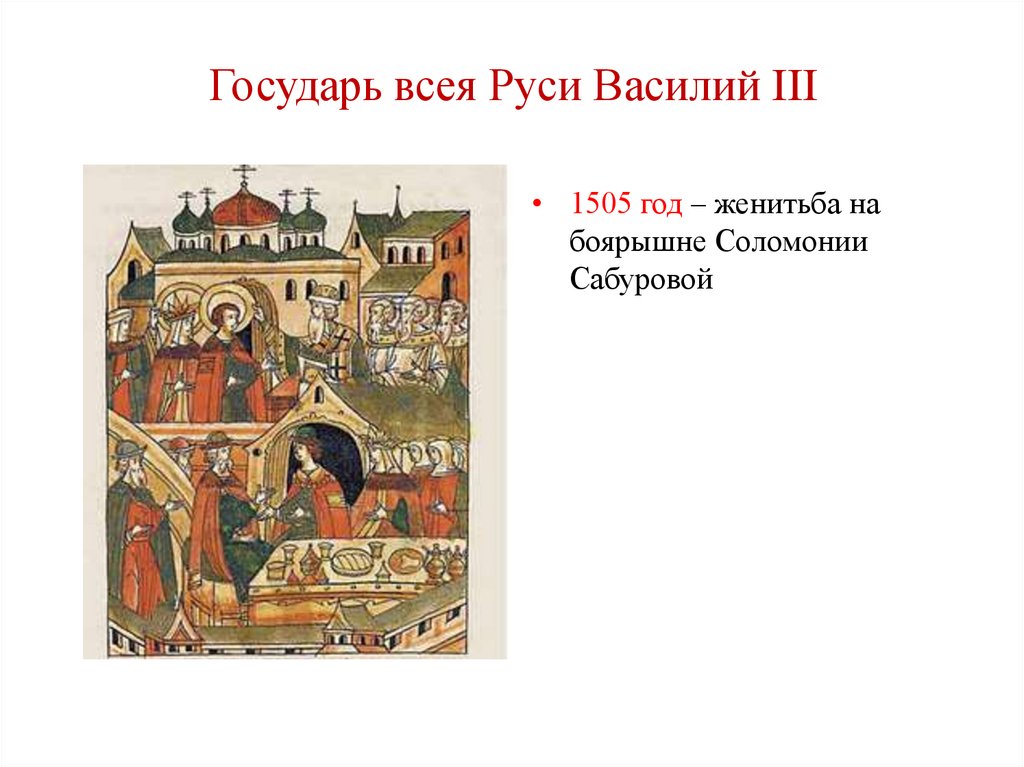 Государь всея Руси Василий III