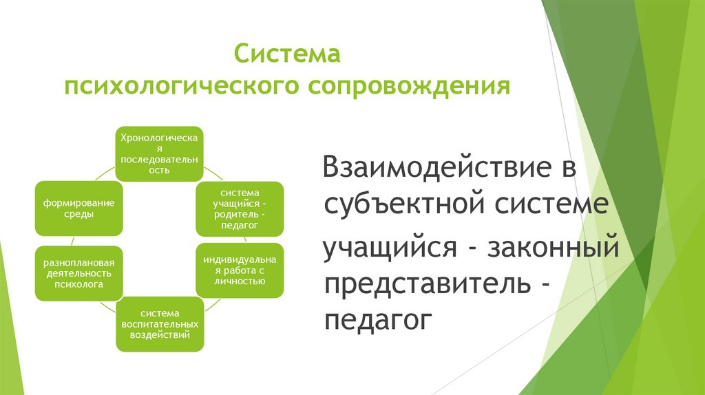 Система психологического сопровождения