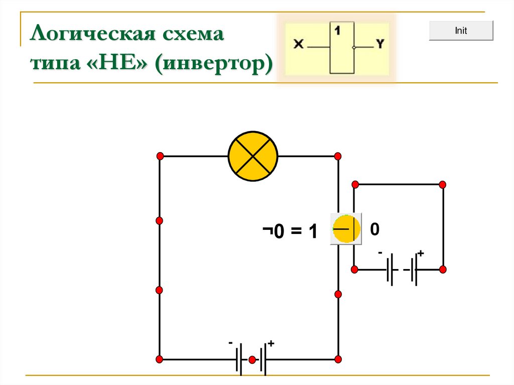 Логическая схема типа «ИЛИ» (дизъюнктор)