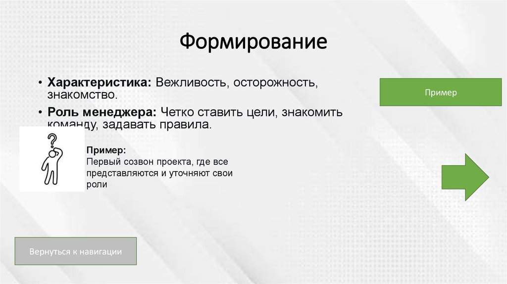 Формирование