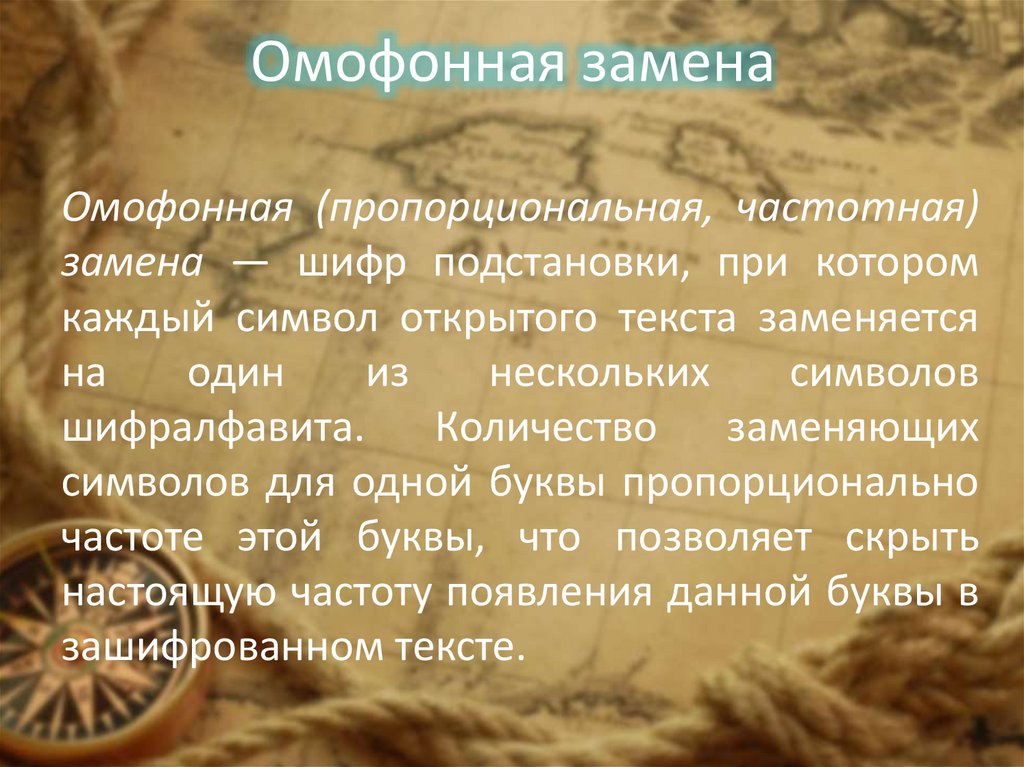 Омофонная замена