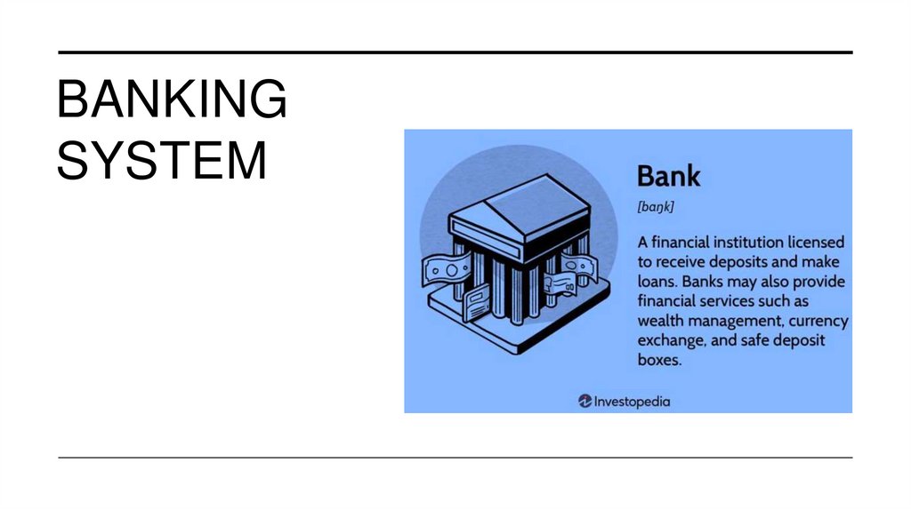 Banking system