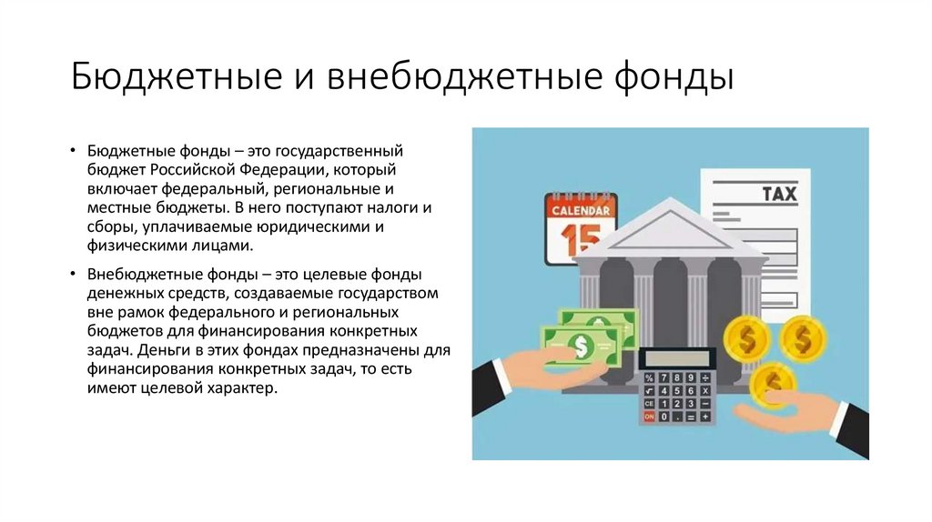 Бюджетные и внебюджетные фонды